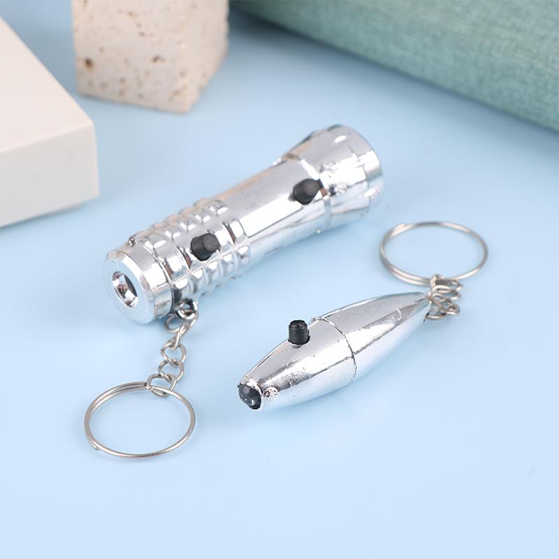 Мини светодиодный фонарик-брелок с фиолетовым светом Blu-Ray фонарик с ультрафиолетовыми лучами для обнаружения денег Портативный двойной фонарик-вспышка