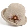 Весна Лето Ретро Женские Шляпы Федоры Цветок Женская Свадебная Шляпка Фасинатор Шляпа Взрослая Котелок Солнечные Шляпы Классическая Версия Шапо Шляпа