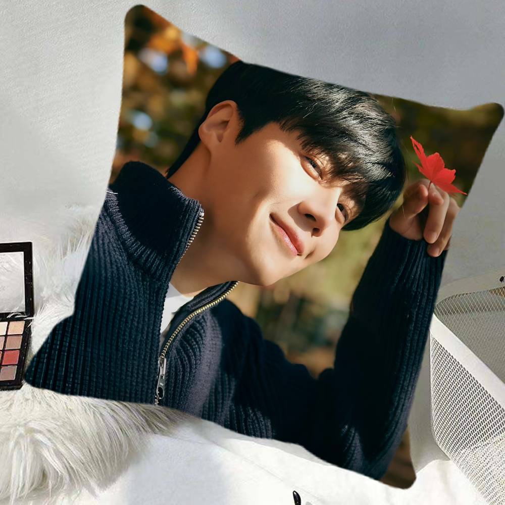 Kim Seonho Pillow Case Square Pillow Bedroom Sofa Leisure Comfort Cushion Car Home Decoration