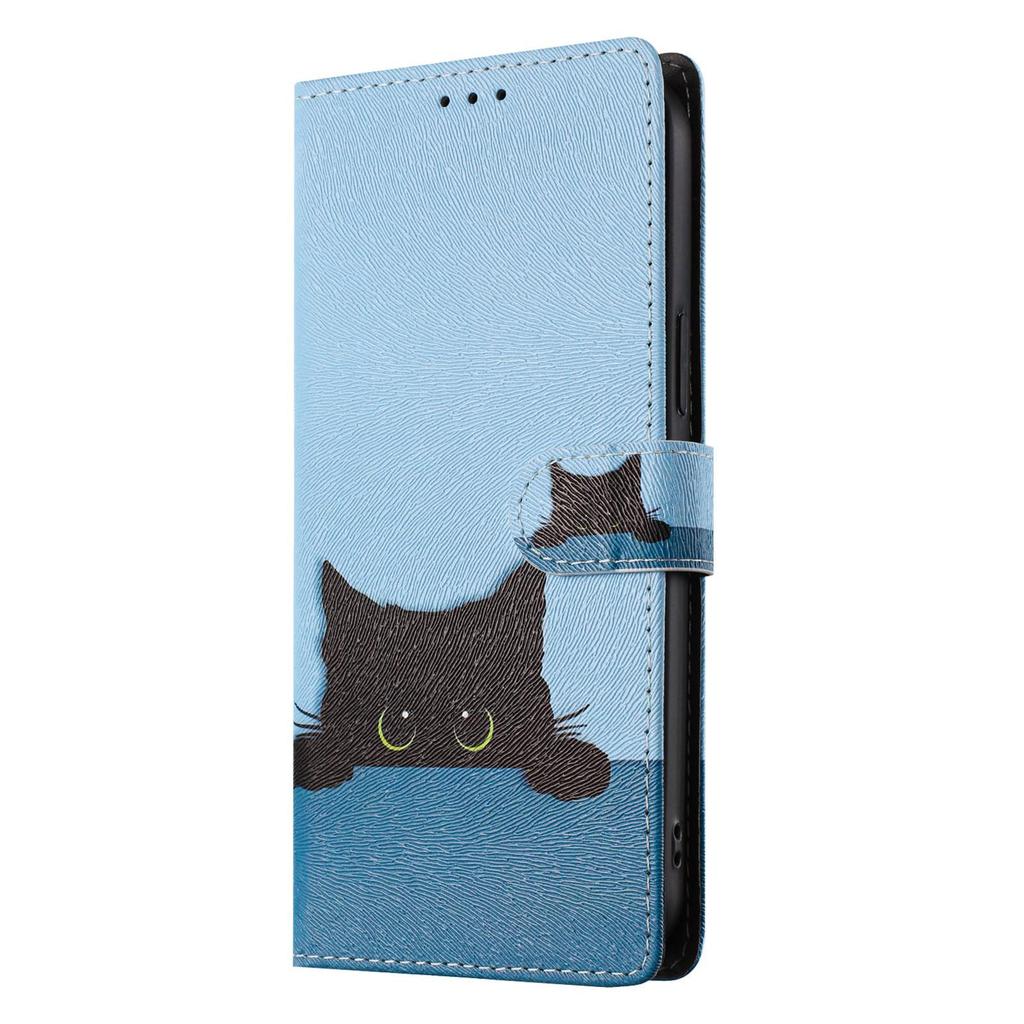 Откидная книжка Oukitel C26 с рисунком «Цветы и мультяшки» и слотами для карт для C5 2025