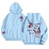 Y2k Preppy Butterfly Prints Women's Hoodies, O-Neck Long Sleeve Streetwear 2026 Women Hoodie Fall Winter Sudadera De Mujer