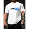 Мужская белая хлопковая футболка Спортивный стиль BoldAthletic