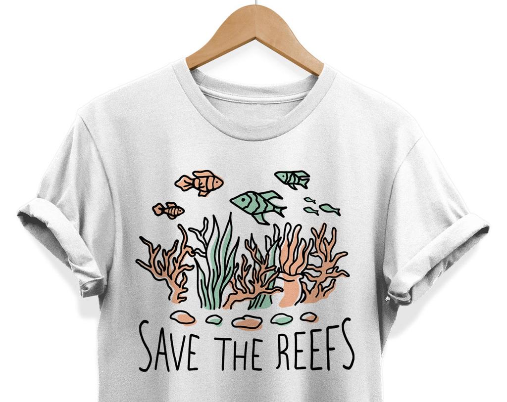 Save The Reefs T-Shirt: Protect Coral, Conscious Clothing