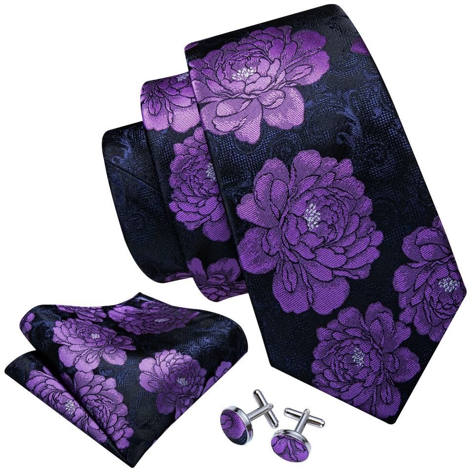 16 стилей галстука с жемчужной брошью для мужчин, тканый галстук с узором пейсли, носовой платок, запонки, комплект, свадебный формальный комплект