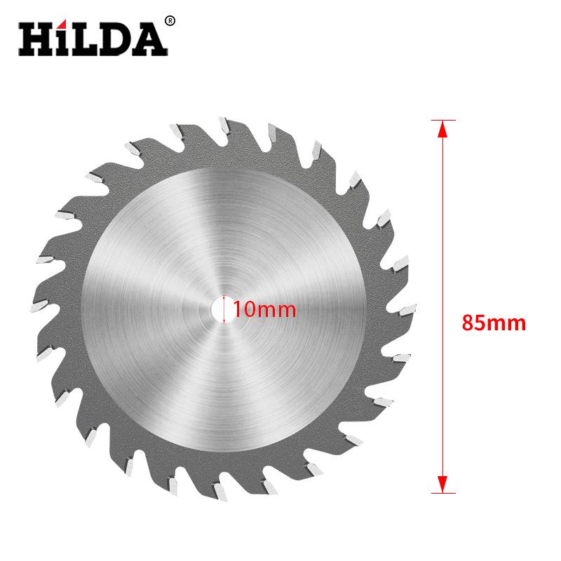 Дисковая пила из сплава TCT с 24 зубьями для мини-электродеревообработки, 85x10 мм