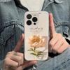 Шампанское цветы Мягкий силиконовый чехол с рисунком для iPhone 17 Pro Max 16 15 14 13 12 11 XS X XR 16 Plus 17 Air Прозрачная крышка