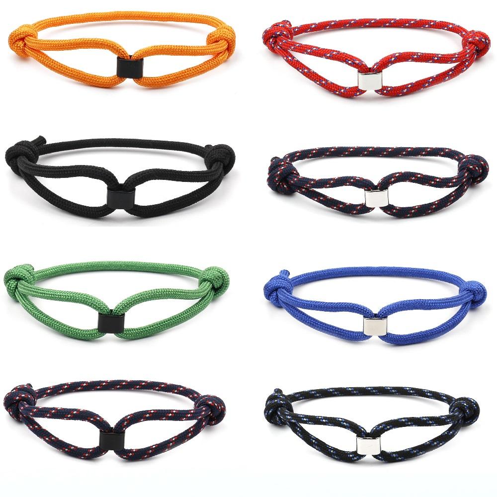 Lucky Men Women Sauvignon Blanc Knot Rope Bracelet For Lovers Distance Couple Bracelet Minimalist Yoga Meditation