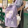 School Bag Cute Girl Backpack School Bag Female Star Junior High School Girls High School Students Large Capacity Popular Backpack Tide