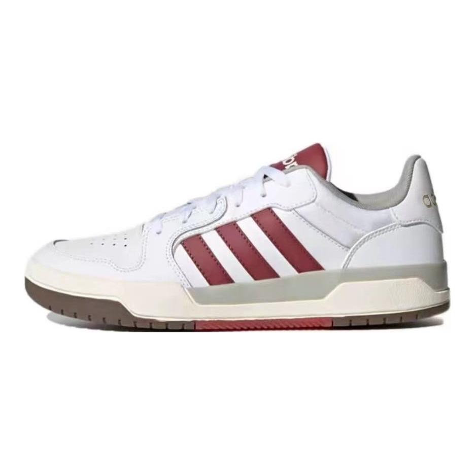 adidas Кроссовки для скейтбординга Neo Entrap Gray Doll, износостойкие, легкие, сбалансированные, низкие, унисекс, серый, белый, FW3462(Команда900--SBOX)