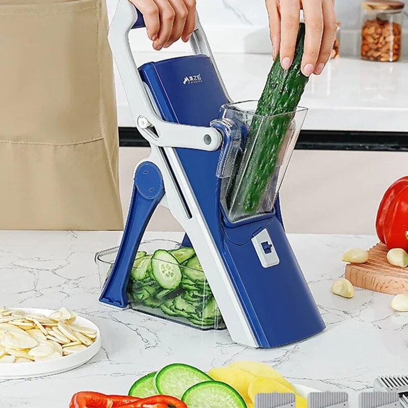 Vegetable Cutter Potato French Fries Graters Manual Shredder Kitchen Accessories Gadget Multifunctional Vegetable Slicer Chopper