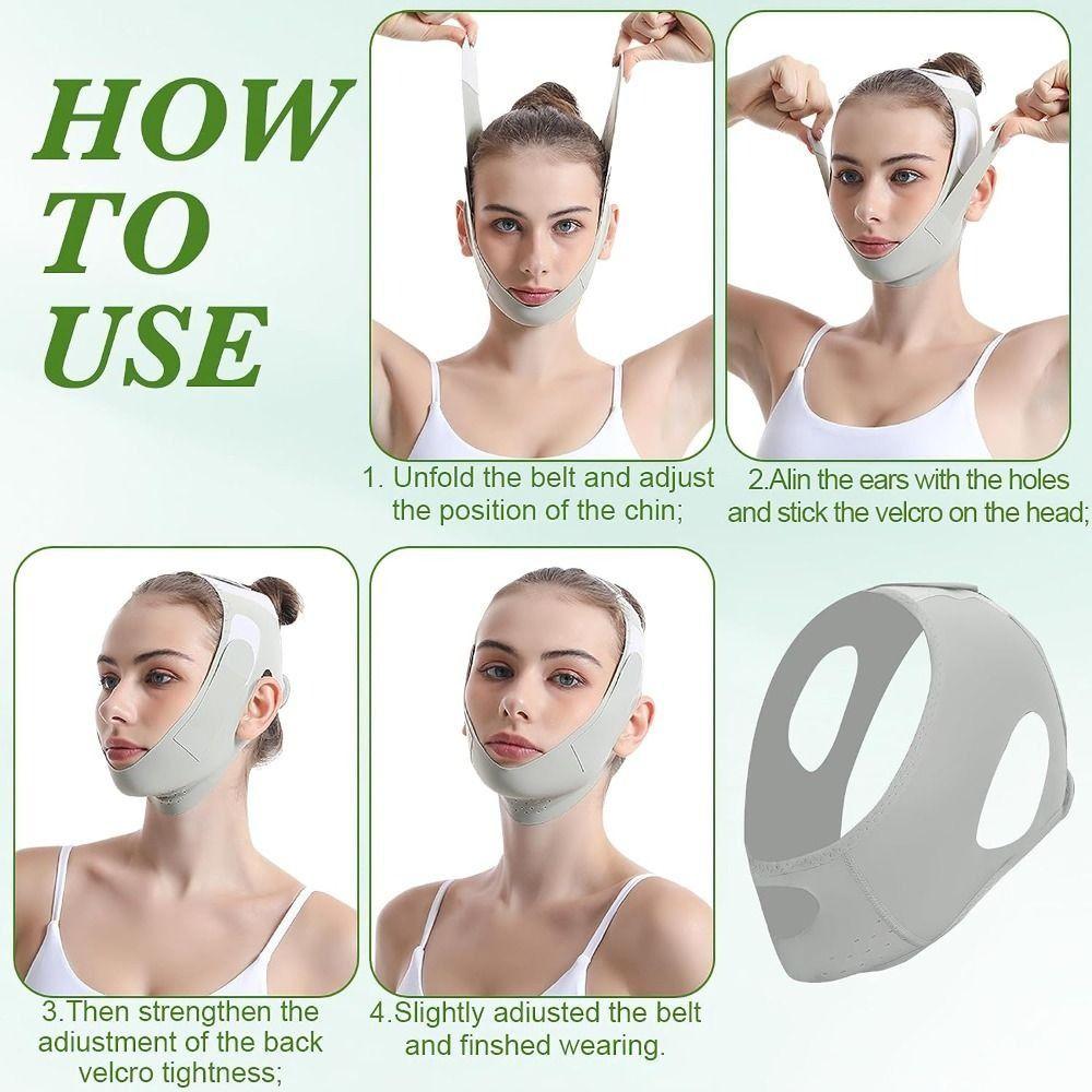 Adjustable Facial Lifting Strap Resuable Face Lift Band Portable Face Lifting Belt  Skin Care