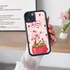 Чехол для телефона 'Девочка с клубничным тортом' S-Strawberry-shortcake для iPhone 11 12 13 14 15 16 17 Pro Max Plus Ударопрочный защитный чехол