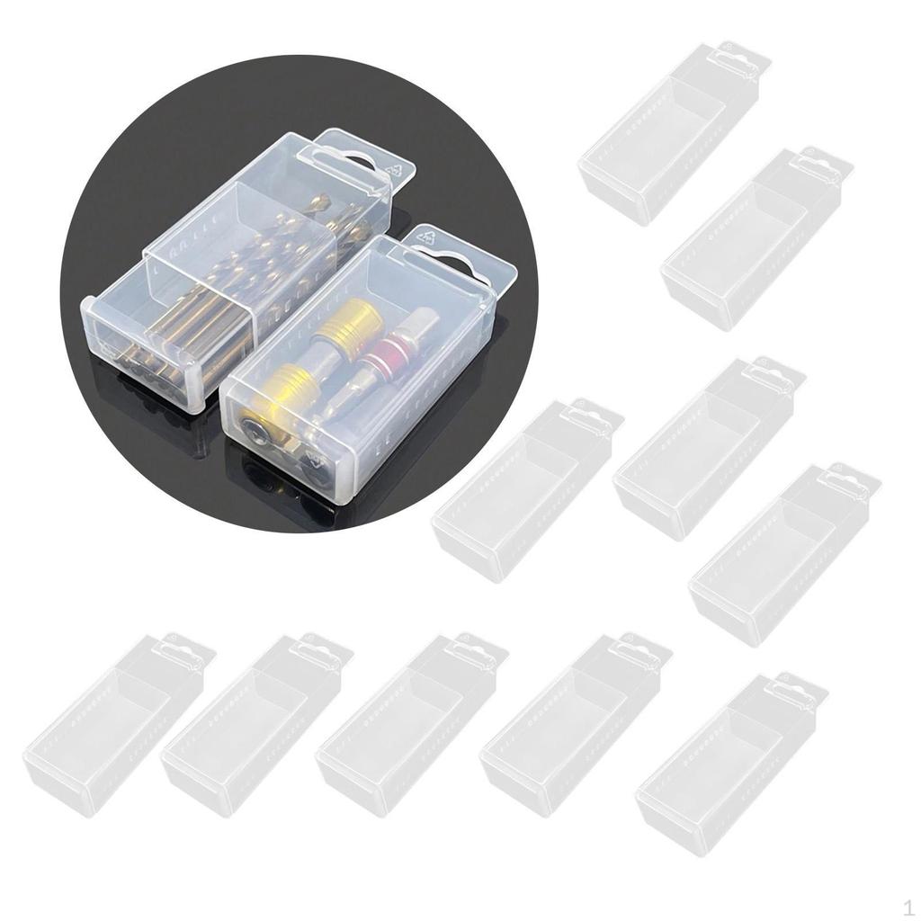 10 шт., ящик для хранения сверл, контейнер для зенковки, телескопический регулируемый