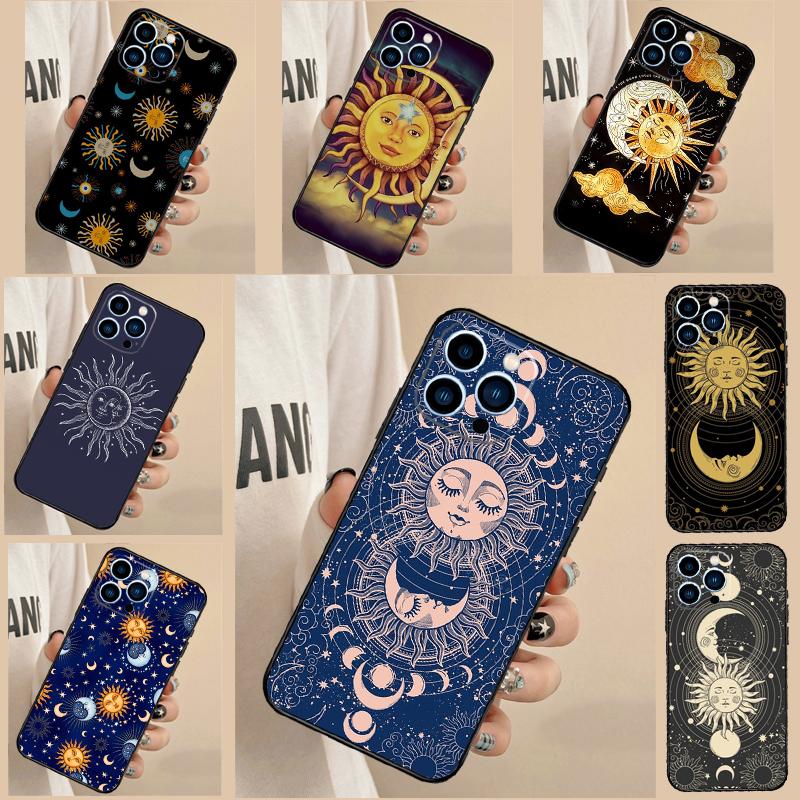 Sun Moon Face Case For OnePlus Nord 5 CE 2 3 4 Lite N20 N30 OnePlus 10T 12R 13R 13T 10 11 12 13 15 Cover