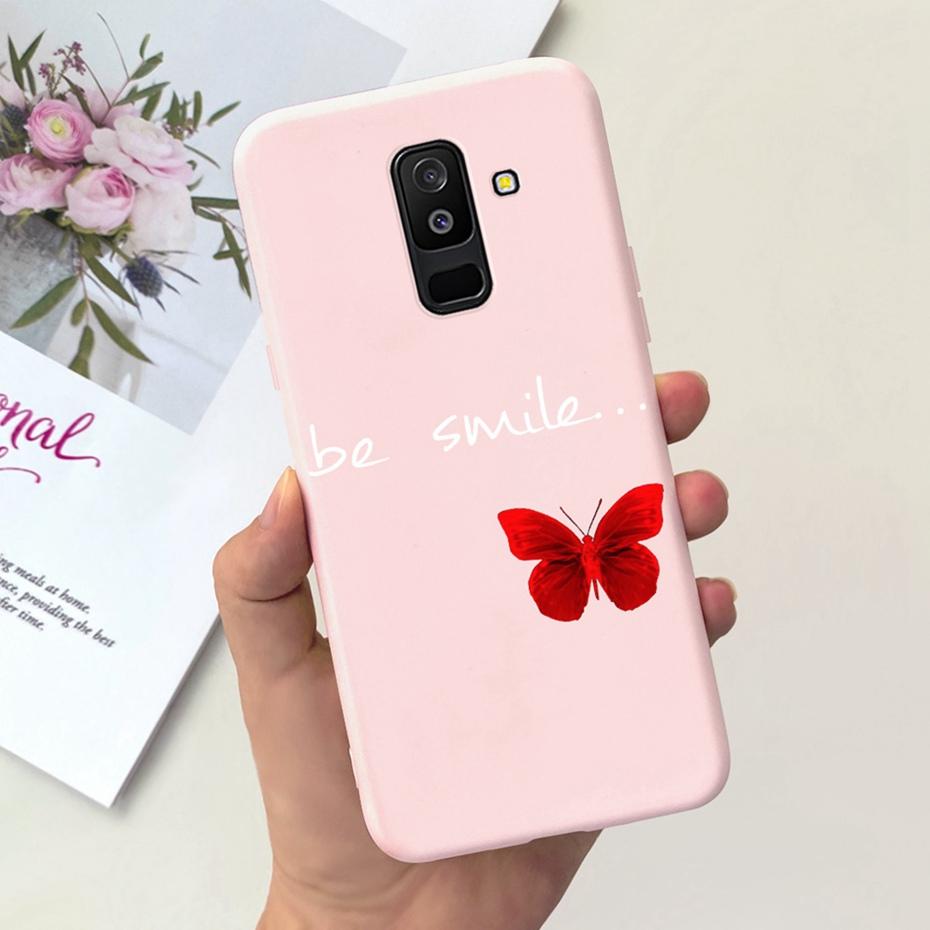 Модный чехол для Samsung Galaxy A6 Plus 2018 Мягкая силиконовая ТПУ задняя крышка для Samsung A6 2018 A 6 A6+ A6plus Чехлы для телефона