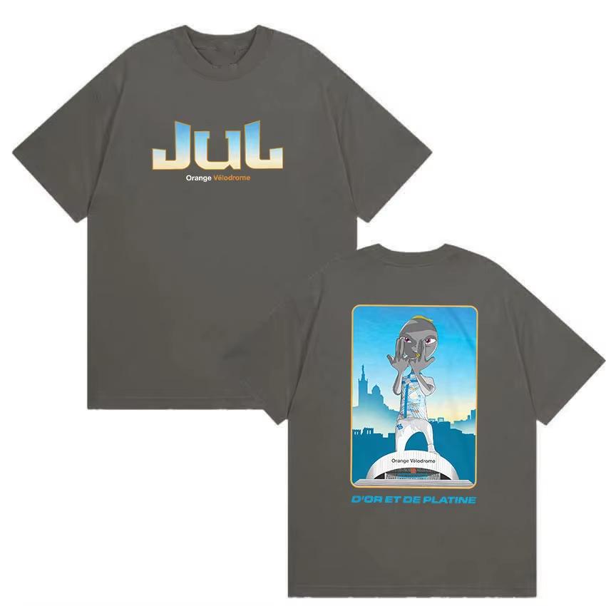 Unisexs Tshirt Fashion Rapper Jules Orange Roller Rink Album 2026 Graphic Luxury Tshirt Unisex Women Short Sleeve Top Street Wear