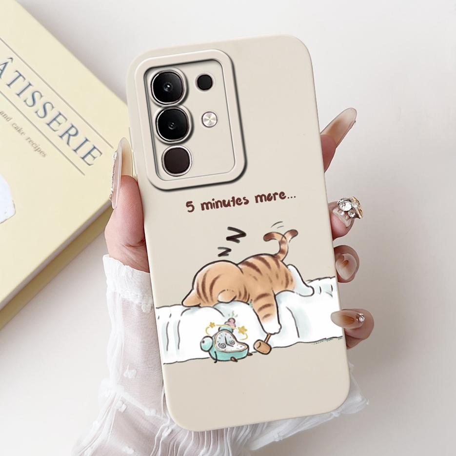 Чехол для Vivo Y29 4G 5G Модный Чехол-Защита с Мультяшным Кроликом Ударопрочный Чехол для Телефона Для Vivo Y29s Y 29 s VivoY29 5G V2420 Мягкий ТПУ Fundas
