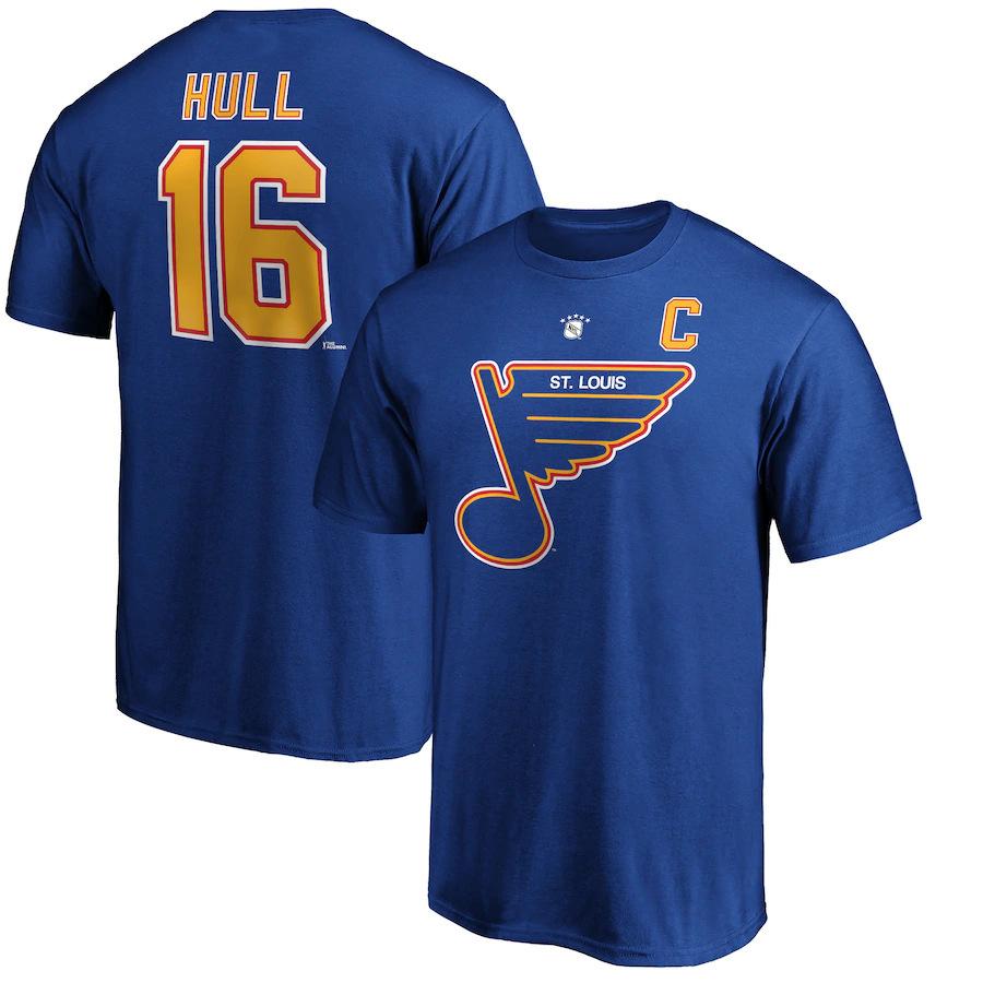 Supports NHL Blues ice hockey jersey T-shirt, American sports loose fit, plus-size quick-dry T-shirt, short sleeve