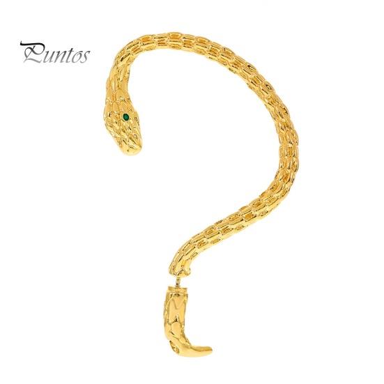 1 шт., серьги-манжеты в форме змеи, ретро серьги с маленькими животными, серьги тонкой работы, модные аксессуары