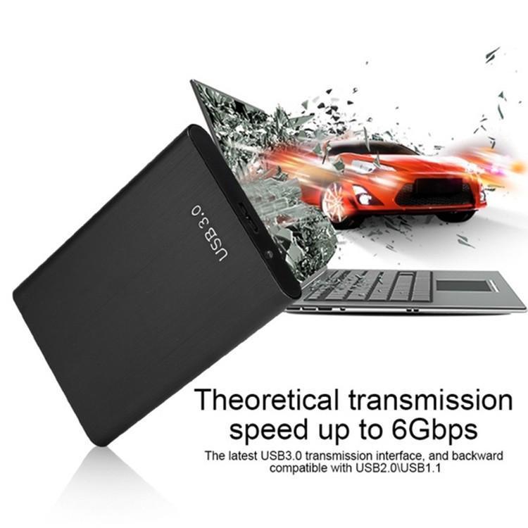 Portable 1TB-16TB USB 3.0 Brushed Metal External SSD