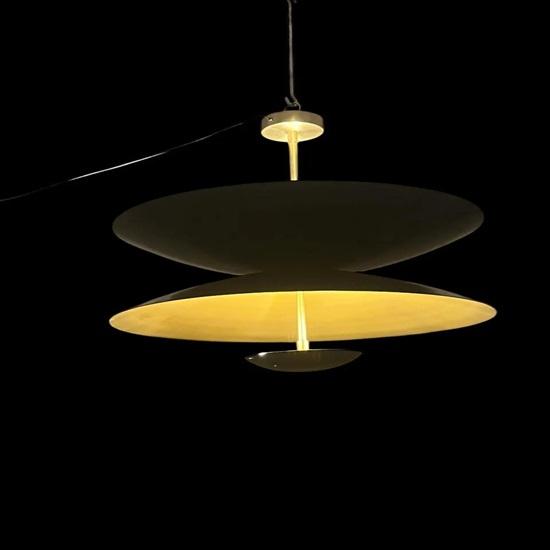 Black Pendant Lighting Fixture Modern Ceiling Industrial Hanging Light for Kitchen, Dining Room, Living Room Décor 50.8 X 60.96 Cm