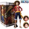 28 см фигурка One Piece Уверенный Смайли Луффи Три формы меняющая лицо кукла Действие Фигурка Модель