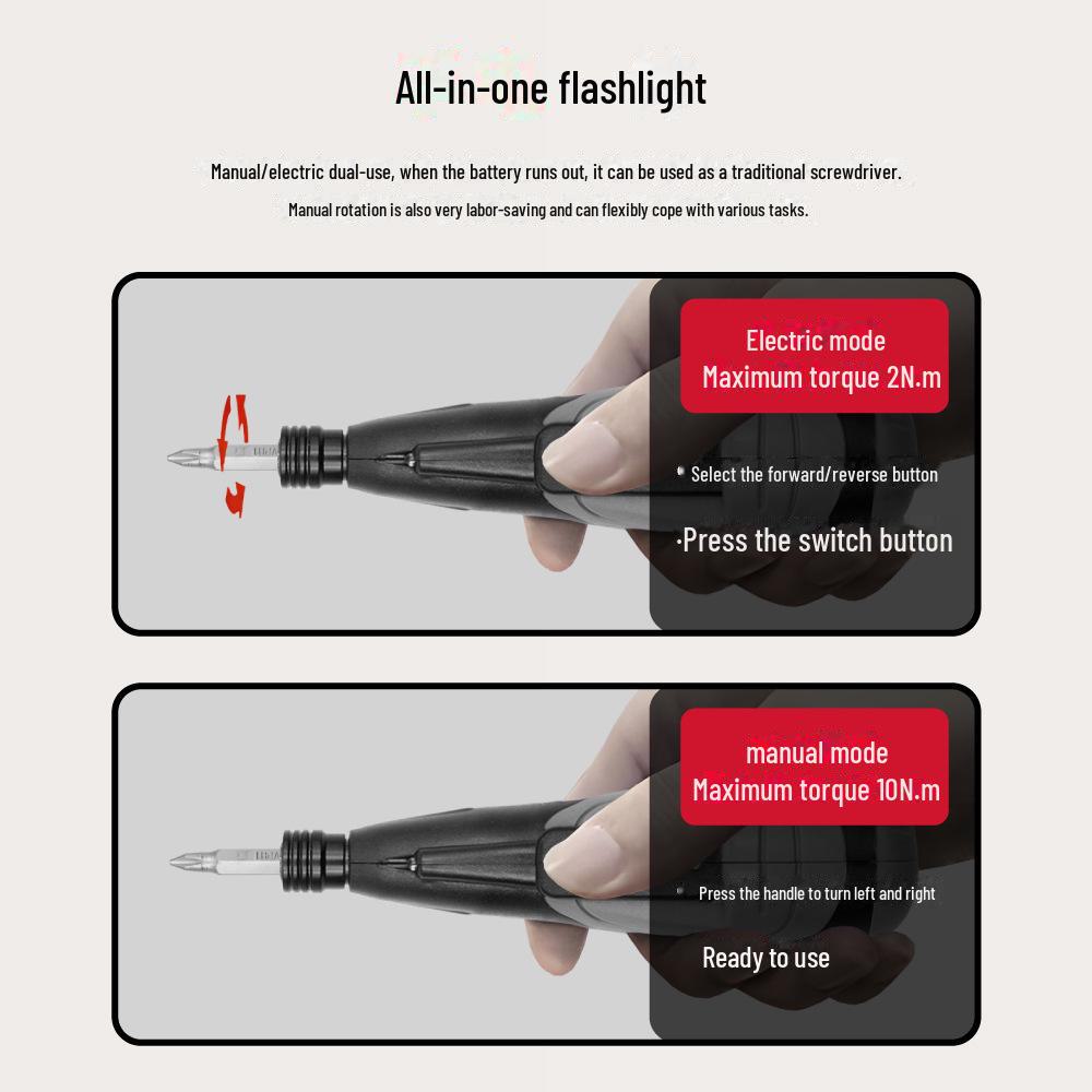 Набор отверток с литиевой батареей 3,6 В для ремонта дома и компьютеров
