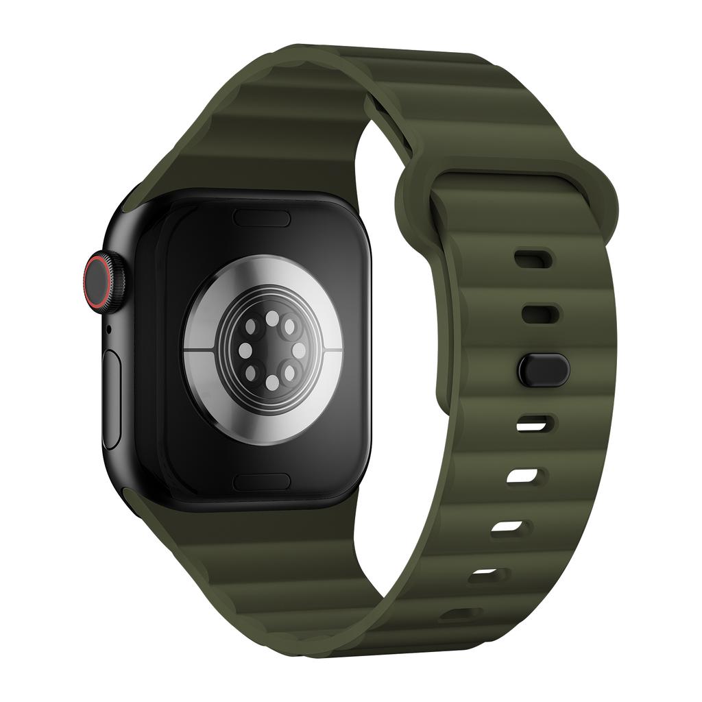 Спортивный ремешок для Apple Watch Ultra 3/11/10/9/8/7/6/SE 49мм 46мм 45мм 44мм 40 41 42мм Силиконовый браслет на запястье correa ремешки iWatch