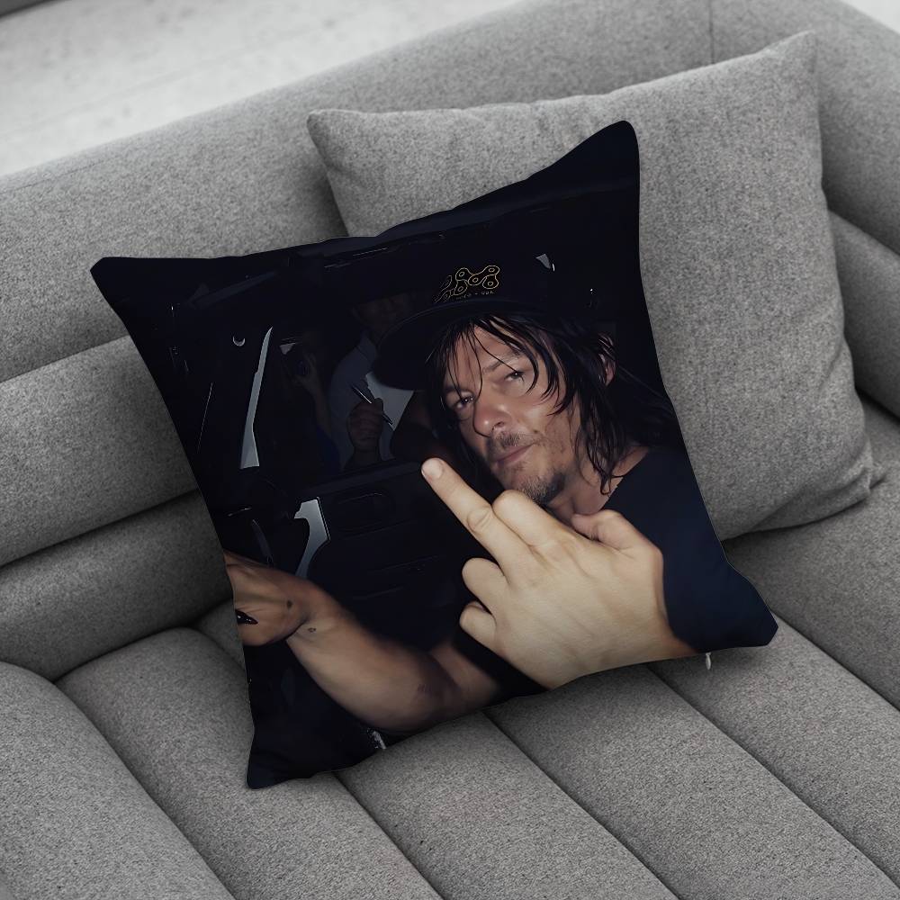 DDaryl Dixon Print Pattern Sofa Cushion Cover Pillowcase Home Party Car Bedding