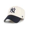 Бейсболка - 47BRAND - New York Yankees MLB Двухцветная MVP - Бежевый - Унисекс - Спортивная одежда