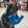 Забавный Ошейник с Мышечной Рукой Кота 3D Печатный Косплей Аксессуары для Шеи Питомца Котенок Костюм Собака Игрушки Вечеринка Хэллоуин Аксессуары Вещи