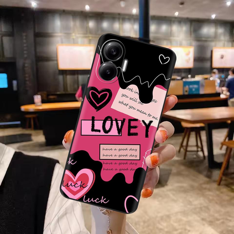 For Redmi Turbo 4 4 Pro Cute Cartoon Painted Soft Shockproof Shell Phone Case for Redmi Turbo4 Turbo 4 Pro 5G Cover Bumper Funda