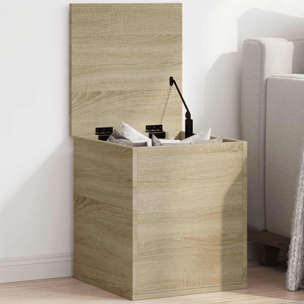 Sonoma Oak Storage Chest 40 x 42 x 46 cm Particleboard
