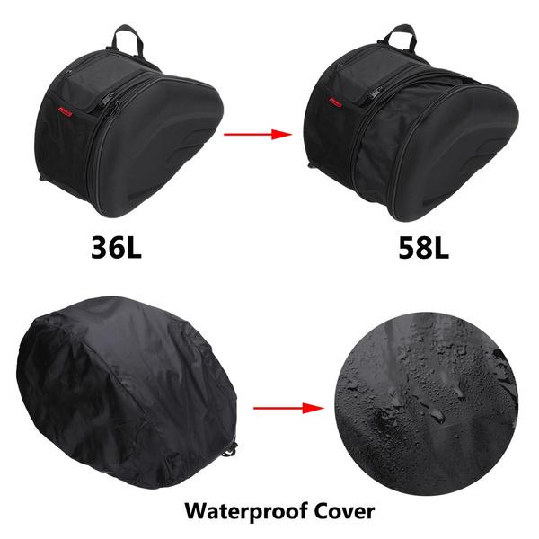 Пара универсальных мотоциклетных боковых седельных сумок, водонепроницаемые сумки для багажа и шлема