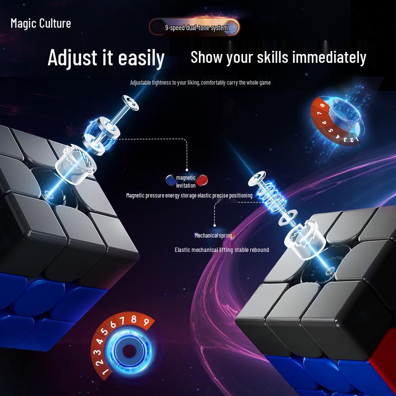 Magic Domain Super Dragon V10 Магнитный левитирующий скоростной кубик 2021
