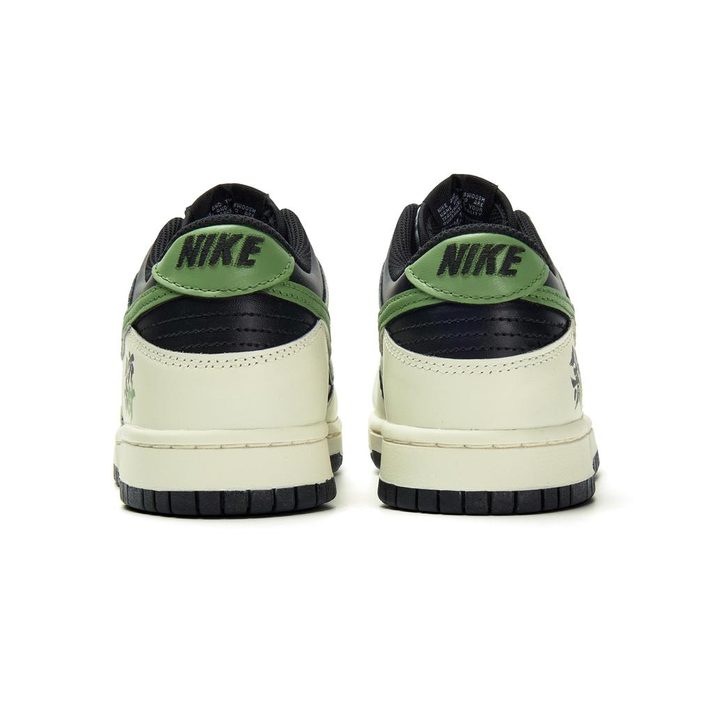 Nike Dunk Abrasion Resistant Abrasion Resistant Low top Skateboard Shoes Unisex Beige Green Black HF5441-100(Team970-)