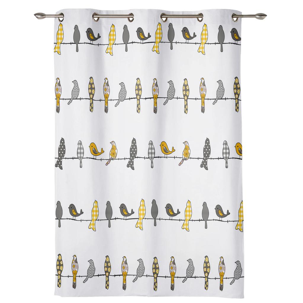 Plaid, English, Red, Dark Grey Window Curtains Curtains for Living Room Decorative Items Living Room