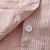 Пижама Muji из 100% хлопка с двойной марлей для мужчин и женщин - Весна/Лето, Бесшовная, Тонкий стиль, Чистый хлопок, Японское качество.