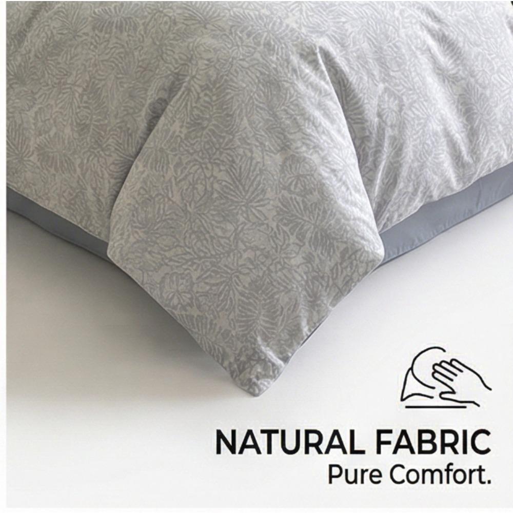 Постельное белье из чистого хлопка с начесом - Полный комплект из четырех предметов, включая простыни и наволочки из 100% хлопка - Трехкомпонентный комплект постельного белья