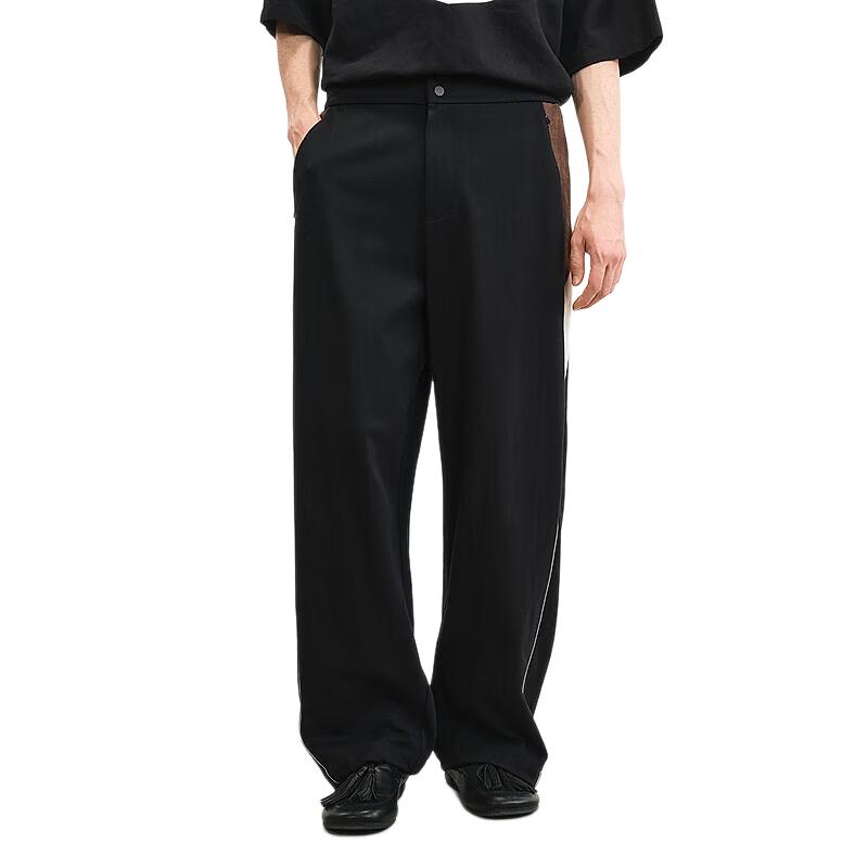 CROQUIS Men's 2025 Summer Knit Wide-Leg Casual Pants