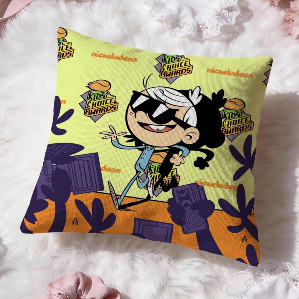 Чехол на подушку L-Loud House Премиум Комфорт Двусторонний Чехол на Подушку - Дизайн "Два в Одном" для Любой Комнаты и Салона Автомобиля