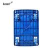 Heavy-Duty Foldable Wire Cage Flatbed Trolley