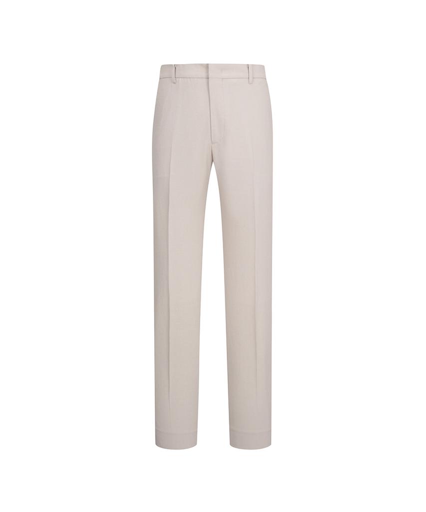SIEG Seersucker Set-Up Pants Ivory (Pifad4230)