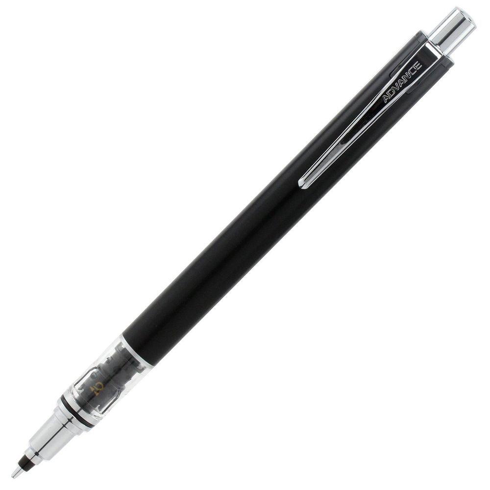 Mitsubishi Pencil Kuru Toga Advance Black Mechanical Pencil of 0.5mm (Set 5)