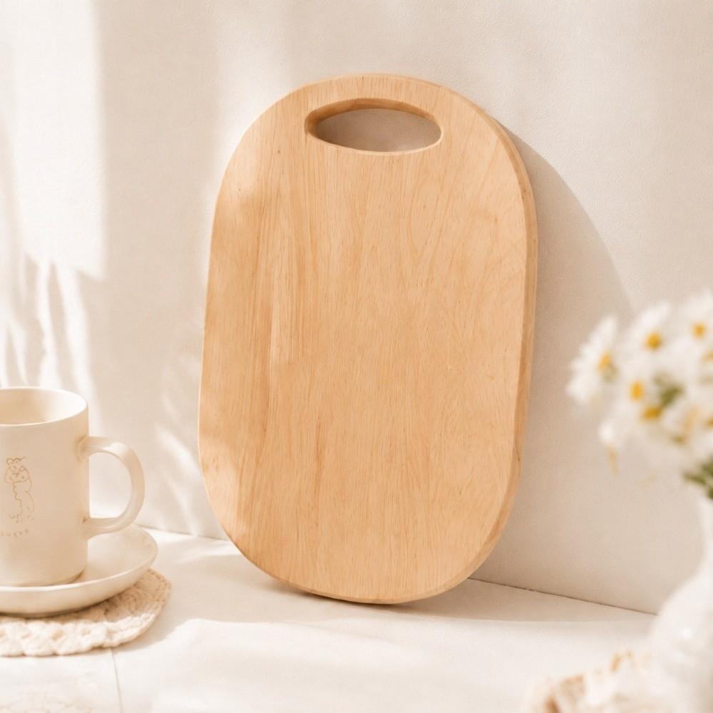 Thickened Wooden Cutting Board Solid Wood Bread Cutting Board Food Board Cheese Board Kitchen