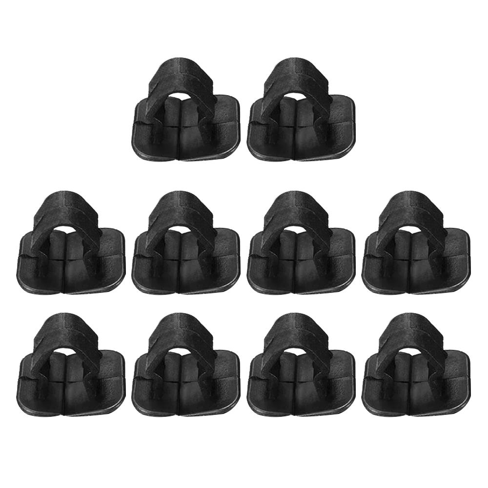 10x Пластиковый зажим для изоляции капота, фиксатор заклепок для VW Polo Tiguan Passat B5 SEAT Leon 2 Skoda Octavia 1H5863849A01C