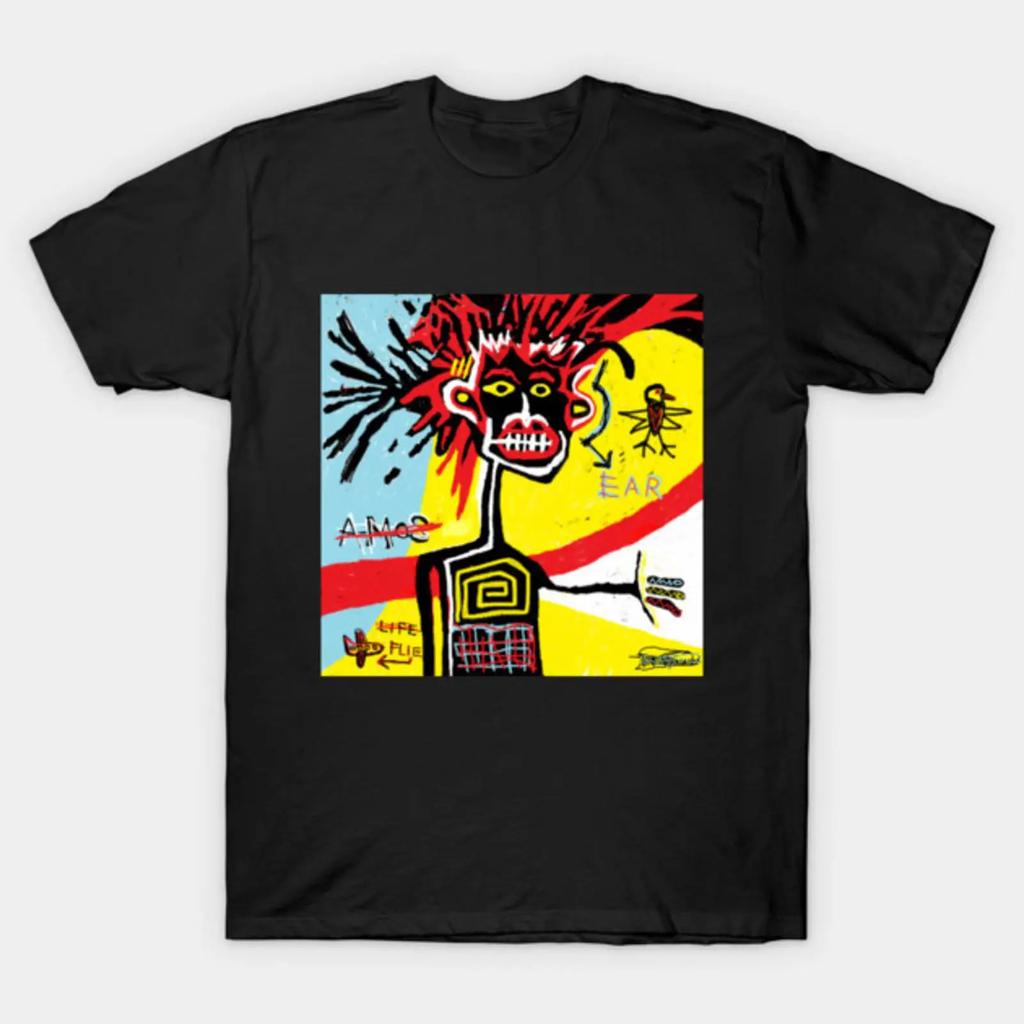 Fly Bird Neo Expressionist T Shirt Vintage Unisex Fashion Soft Stretched Top For Everyday Wear Streetwear Stylish Casual