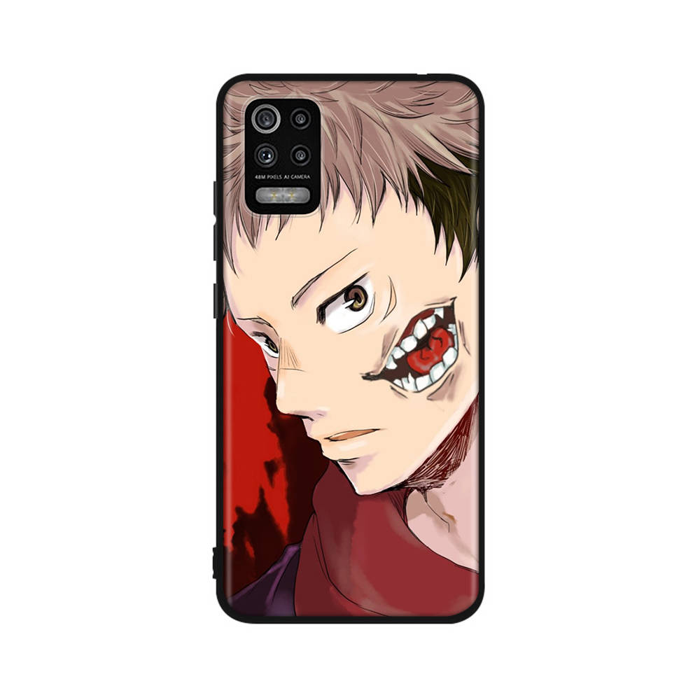 DT17Jujutsu Kaisen Case for OPPO Reno 8 6 5 4 Pro Find X3 A17 A31 A38 A40 A53 A54 A55 A74 A76 A78 A77 A80 A94 A95 A96 Lite Black Soft Cover
