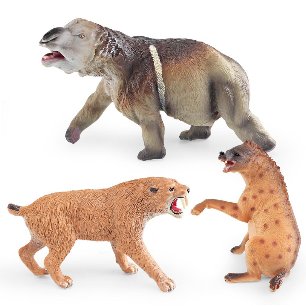 Wild Simulation Toxodon Dogs Machairodus Ancient Prehistoric Models Animals