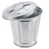 Mini Trash Can Car Bin Office Waste Container Desktop Containers Paper Basket Garbage Recycling Metal Tabletop Flowerpot